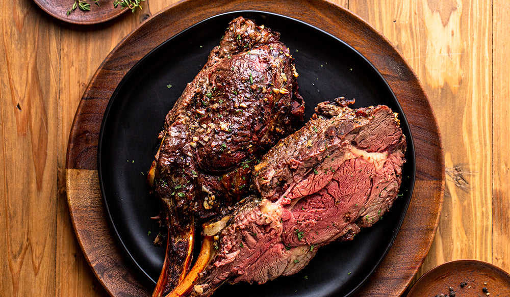 Herb Roasted French Rack of Bison