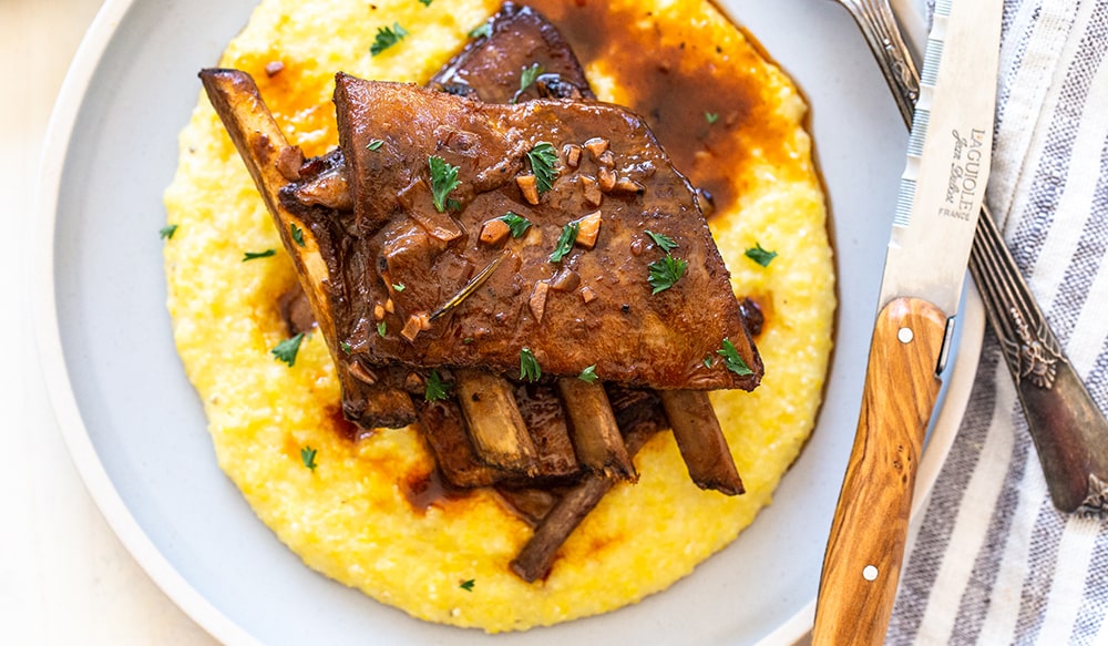 Braised Venison Short Ribs