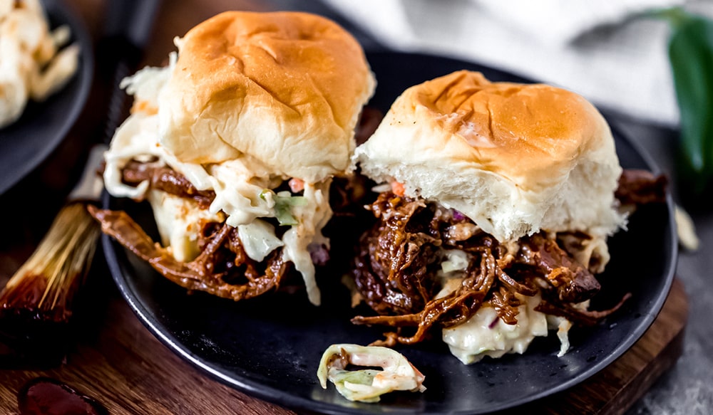 Elk BBQ Brisket Sliders