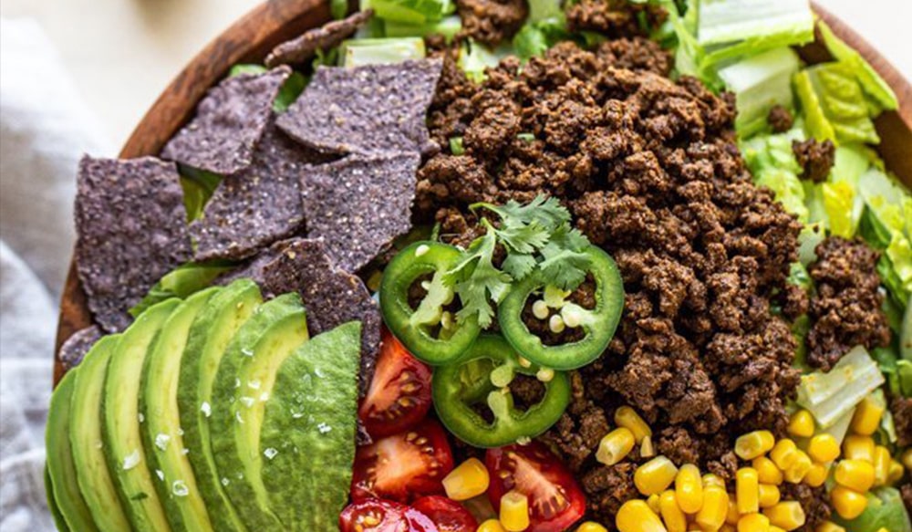 Healthy Elk Taco Salad