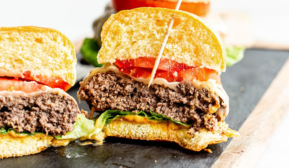 Juicy Pepper Jack Elk Burgers