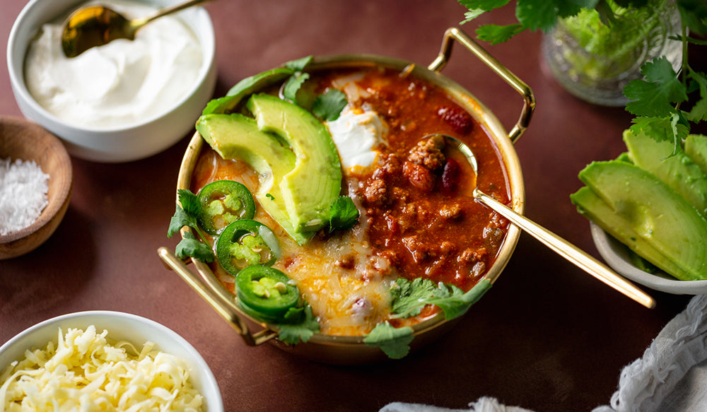 Spicy Poblano Bison Chili
