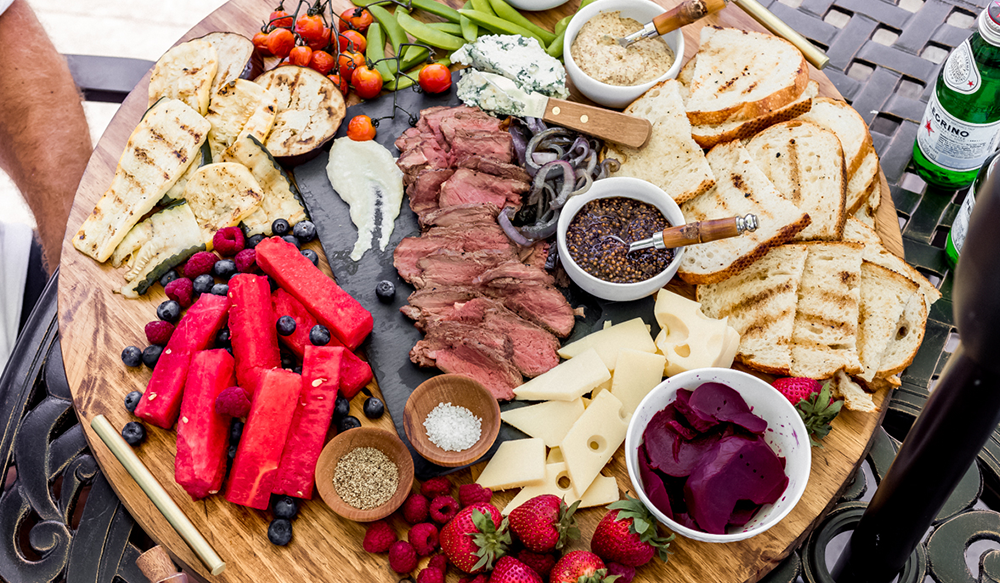 Summer Steak Grazing Board