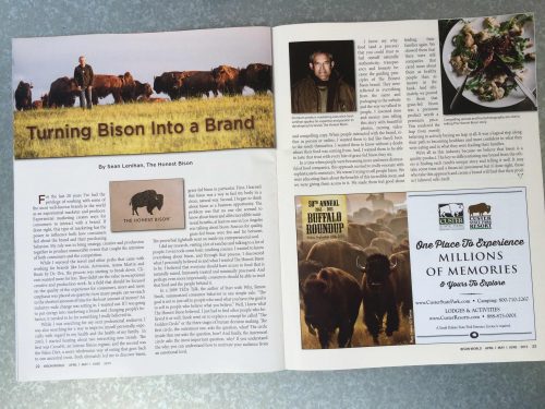 Bison World Magazine The Honest Bison