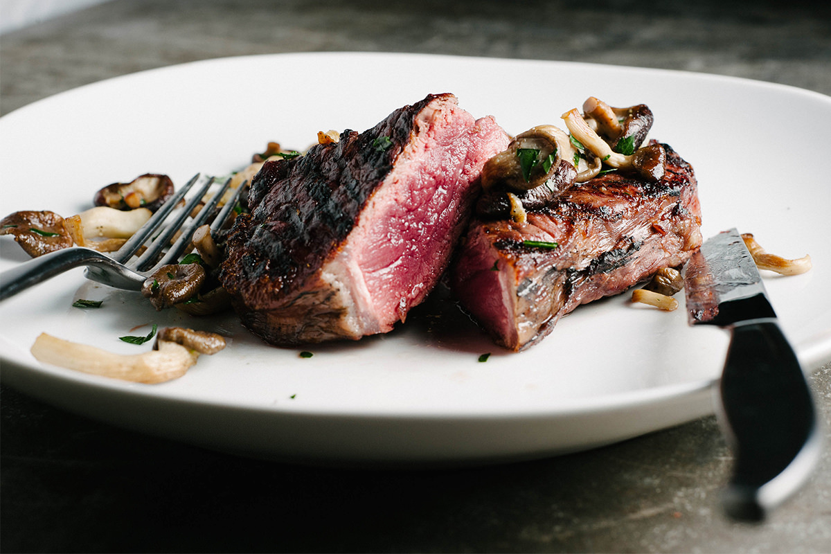 bison sirloin steak