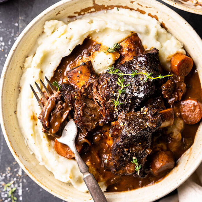 Red Wine Braised Bison Short Ribs The Honest Bison